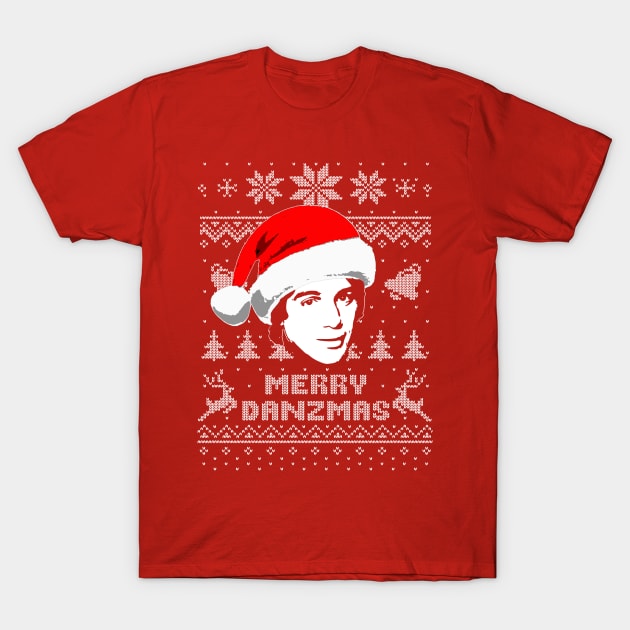 Tony Danza Merry Danzmas T-Shirt by Nerd_art